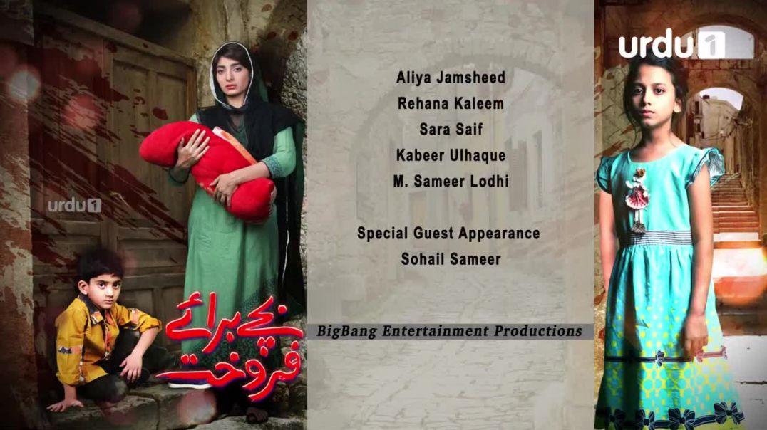 Bachay Baray e Farokht - Episode 13 Urdu 1 Dramas