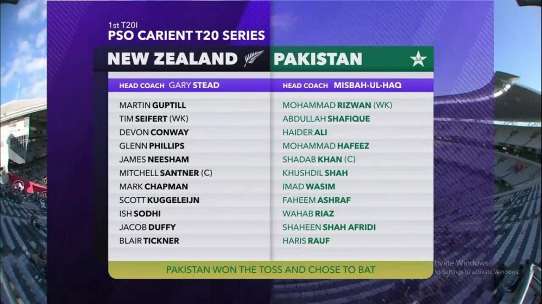 Pakistan vs New Zealand 1st T20 2020 Full Match Highlights