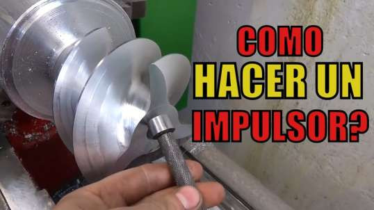 Jet impeller on a lathe - how is this possible ???
