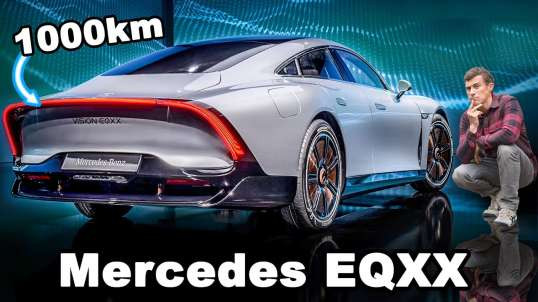 Mercedes VISION EQXX - 1000 km in only one charge!