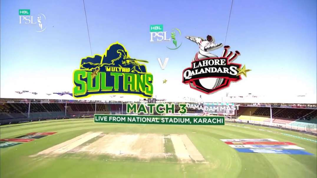 Lahore Qalandars vs Multan Sultans 3 Match Full Highlights HBL PSL 7 2022