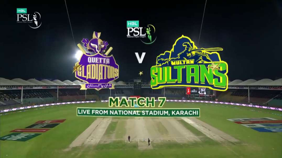 Multan Sultans vs Quetta Gladiators 7 Match Full Highlights HBL PSL 7 2022