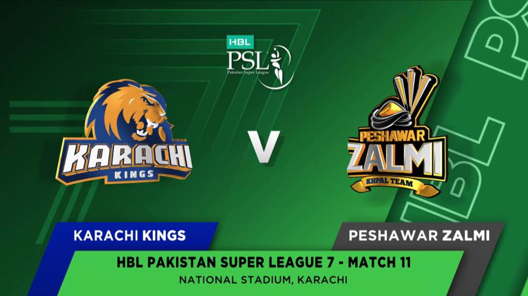 Karachi Kings vs Peshawar Zalmi 11 Match Full Highlights HBL PSL 7 2022