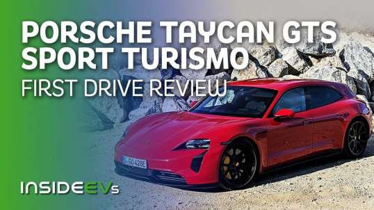 The 2022 Porsche Taycan GTS Sport Turismo Is a Very Cool Wagon