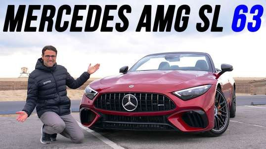 NEW 2022 Mercedes SL 63 AMG Full NIGHT Drive Review Interior Exterior Sound