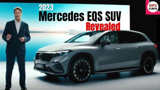 2023 Mercedes-Benz EQS SUV Reveal Driving, Interior Exterior