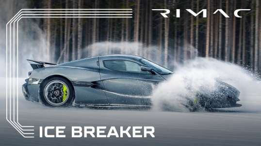 RIMAC NEVERA DRIFTING ON ICE! 1,888bhp, £2million Electric Hypercar + No Grip Top Gear