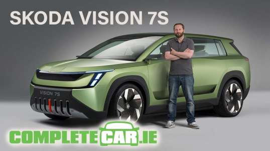 The 7 seater EV SUV by the VW group will have a Tesla like interior! Skoda Vision 7S Kodiaq EV?