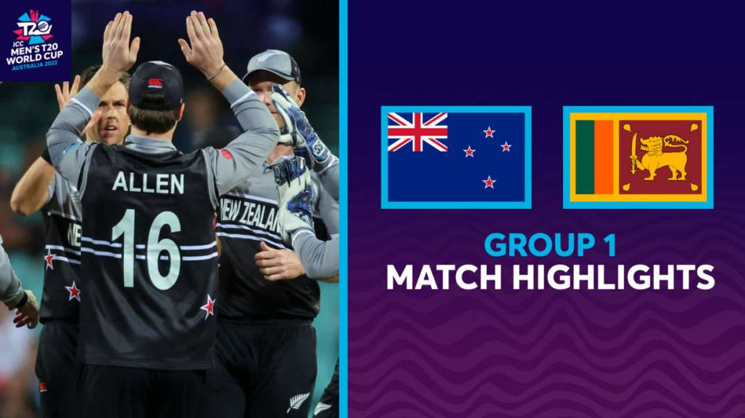 27th Match Of T20 World Cup 2022 NZ vs SRI Full Match Highlights