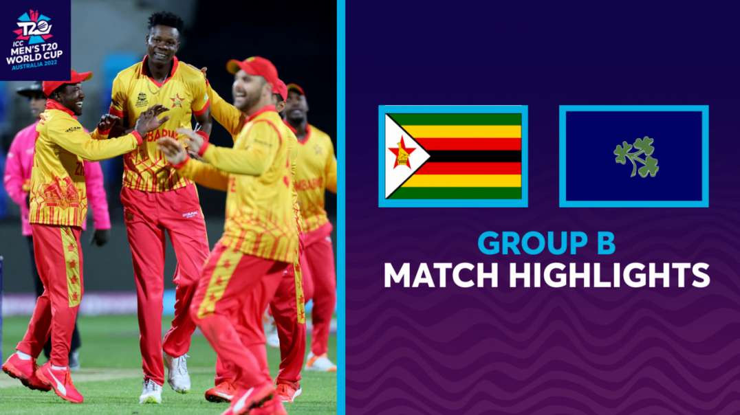 4th Match Of T20 World Cup 2022 ZIM vs IRE Full Match Highlights