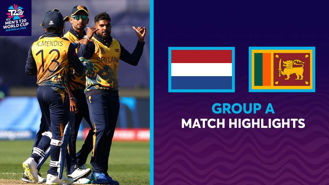 9th Match Of T20 World Cup 2022 NED vs SRI Full Match Highlights