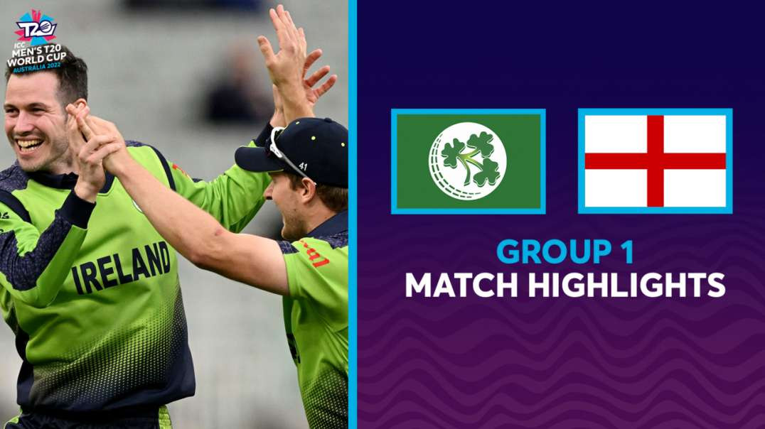 20th Match Of T20 World Cup 2022 IRE vs ENG Full Match Highlights