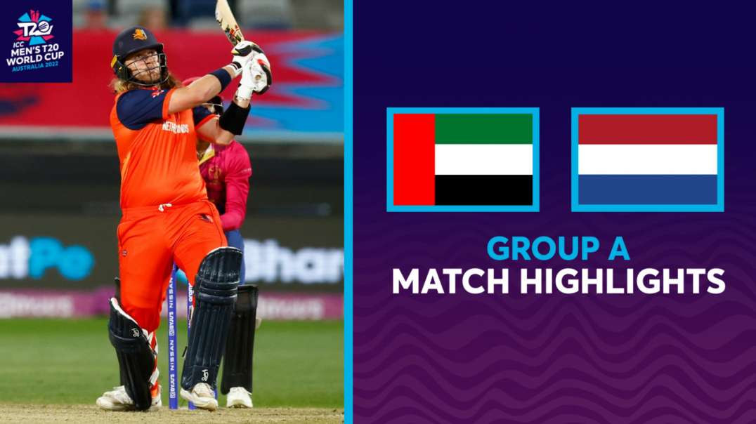 1st Match Of T20 World Cup 2022 UAE vs NED Full Match Highlights