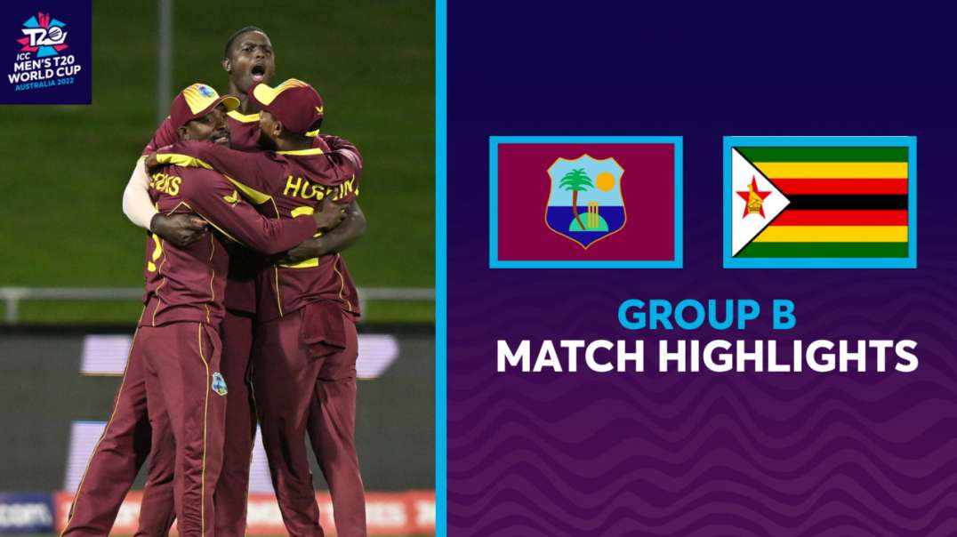 8th Match Of T20 World Cup 2022 WI vs ZIM Full Match Highlights