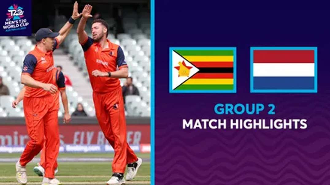 34th Match Of T20 World Cup 2022 ZIM vs NED Full Match Highlights