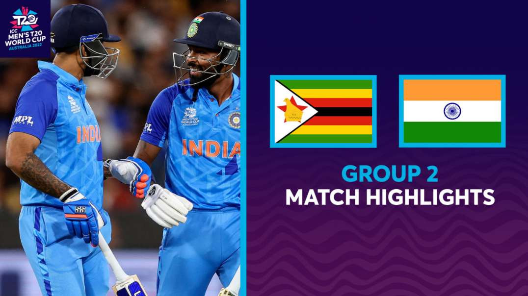 42nd Match Of T20 World Cup 2022 ZIM vs IND Full Match Highlights