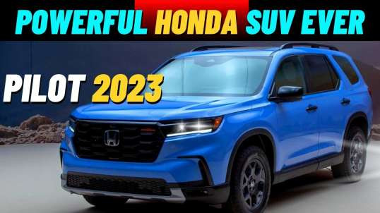 The all-new 2023 Honda Pilot TrailSport is the largest and most powerful Honda SUV ever