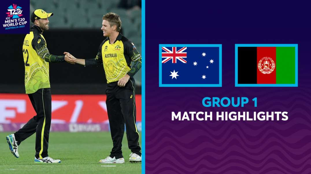 38th Match Of T20 World Cup 2022 AUS vs AFG Full Match Highlights