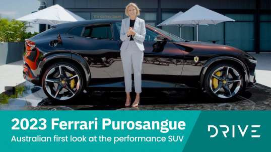 2023 Ferrari Purosangue Australian First Look Drive.com.au