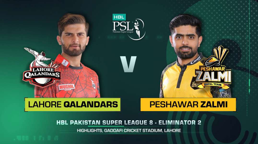 33rd Match Full Highlights Lahore Qalandars vs Peshawar Zalmi HBL PSL 8