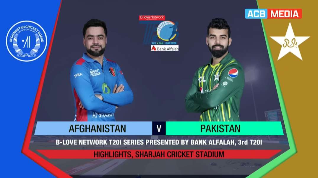 Pakistan vs Afghanistan 3rd T20I Match Full Match Highlights 27 March 2023
