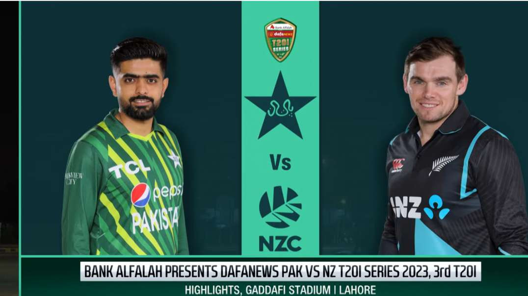 Full Match Highlights Pakistan vs New Zealand 3rd T20I 2023