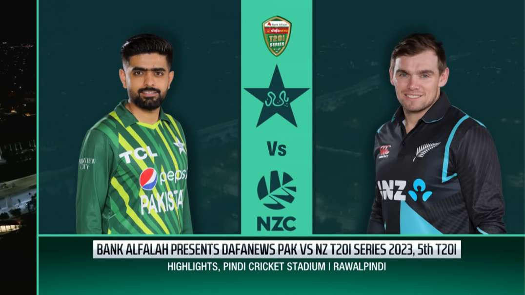 Full Match Highlights Pakistan vs New Zealand 5th T20I 2023