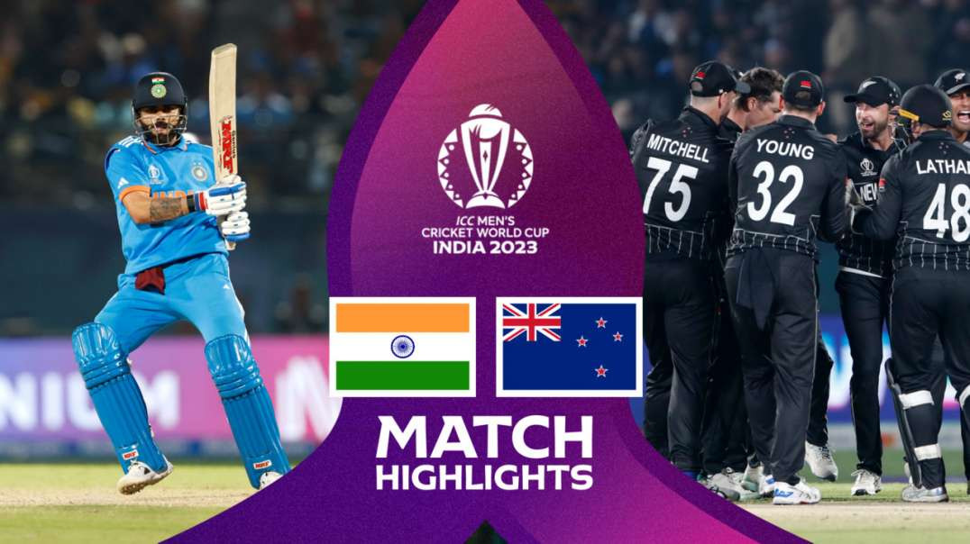India vs New Zealand 21st Match Highlights ICC Cricket World Cup 2023