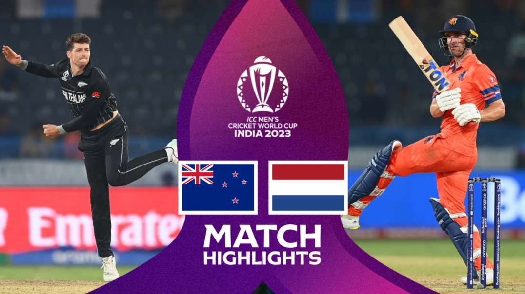 New Zealand vs Netherlands 6th Match Highlights ICC Cricket World Cup 2023