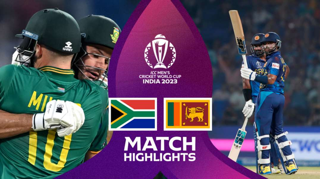 South Africa vs Sri Lanka 4th Match Highlights ICC Cricket World Cup 2023