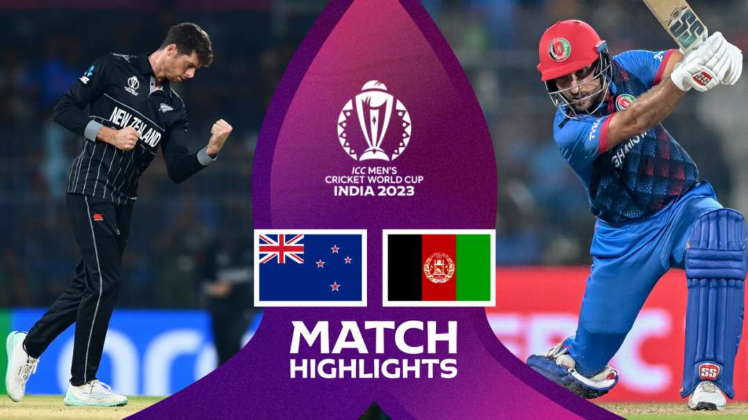 New Zealand vs Afghanistan 16th Match Highlights ICC Cricket World Cup 2023