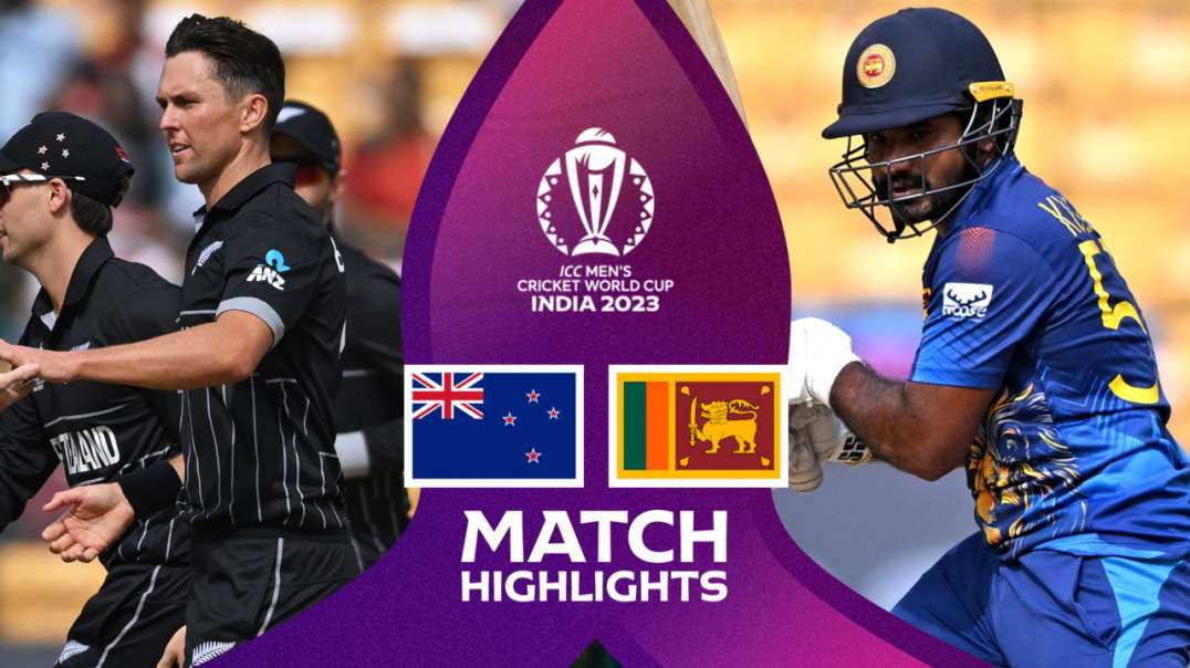 New Zealand vs Sri Lanka 41st Match Highlights ICC Cricket World Cup 2023