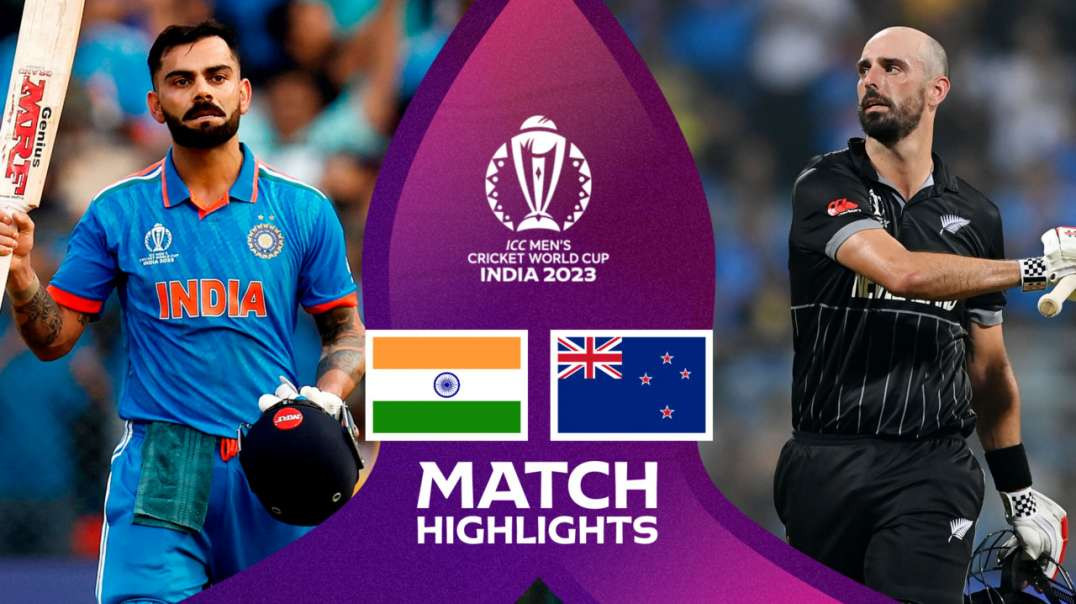India vs New Zealand 46th Match Highlights ICC Cricket World Cup 2023
