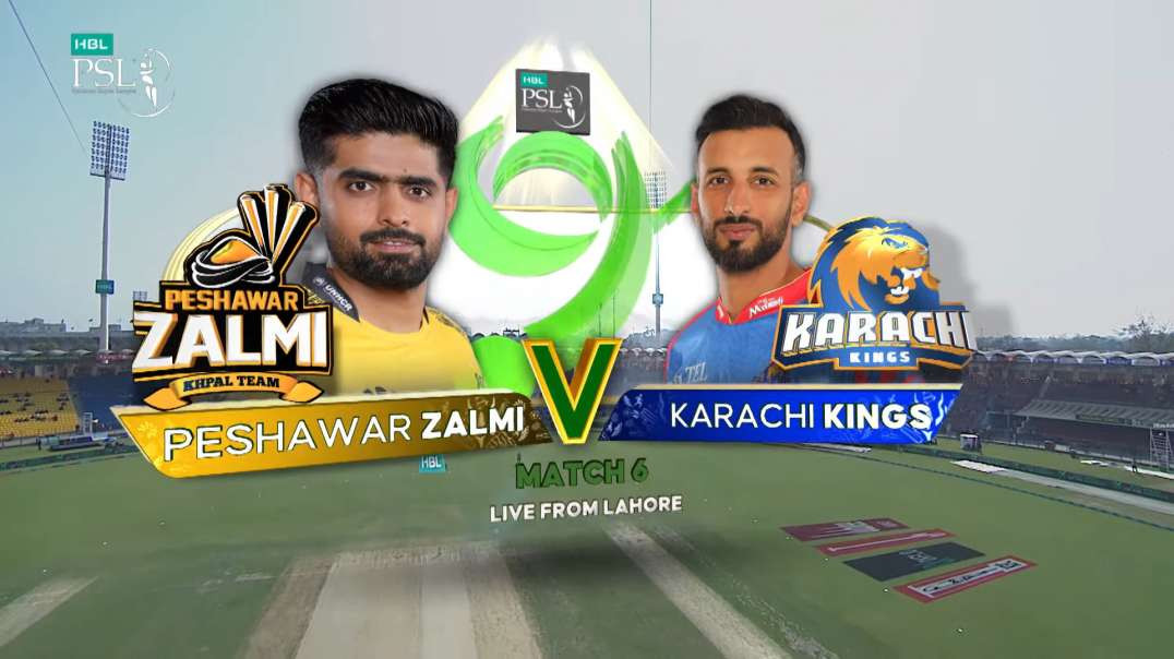 Peshawar Zalmi vs Karachi Kings Full Highlights Match 6
