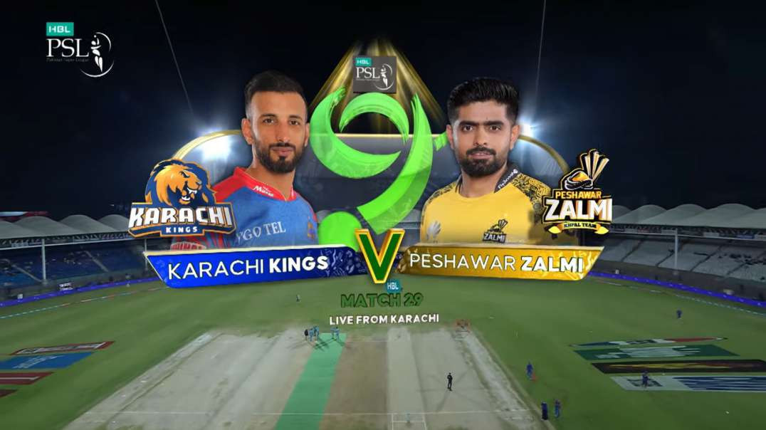 Karachi Kings vs Peshawar Zalmi Full Highlights Match 29